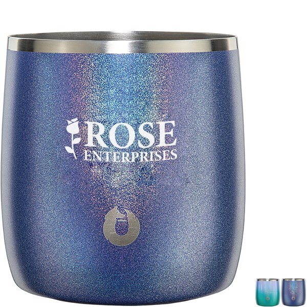 Snowfox® Double Wall Stainless Steel Shimmer Rocks Tumbler, 11oz.