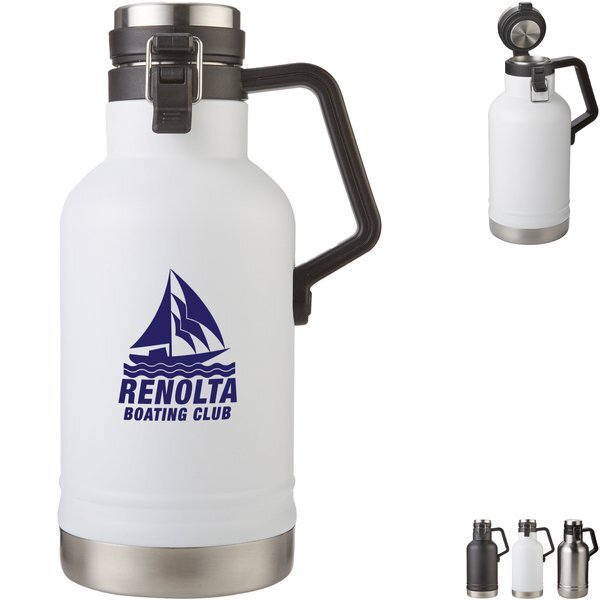 Beast Double Wall Stainless Steel Growler, 64oz.