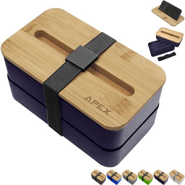 Stackable Bento Box w/ Phone Stand