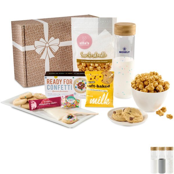 Crackerology™ Ready For Confetti Celebration Snack & Aviana™ Bottle Gift Set