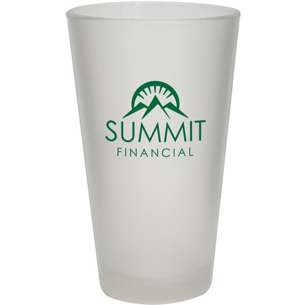 Frosted Pint Glass, 16oz.