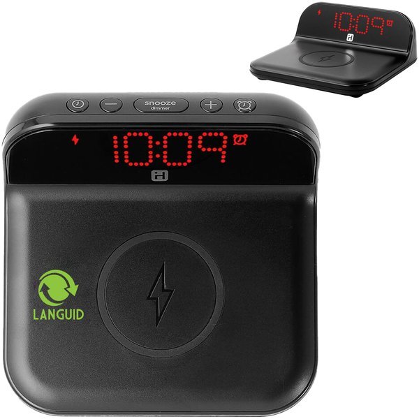 iHome® Alarm Clock w/ Qi Wireless Charger