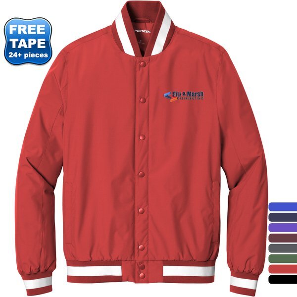 Sport-Tek® Insulated Polyester Varsity Men's Jacket