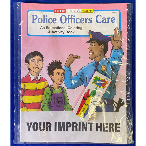 Police Officers Care Coloring Book Fun Pack