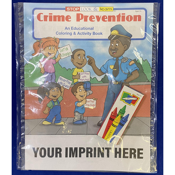 Crime Prevention Coloring Book Fun Pack