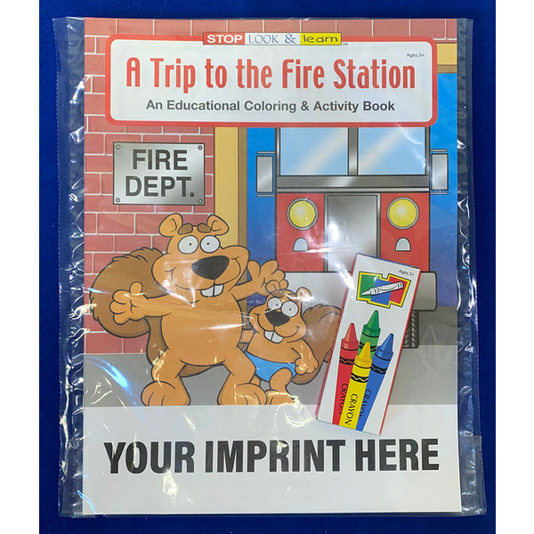A Trip to the Fire Station Coloring Book Fun Pack