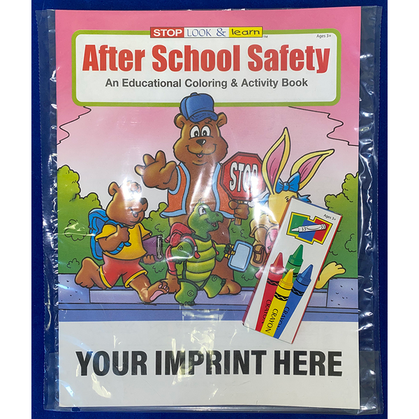 After School Safety Coloring Book Fun Pack