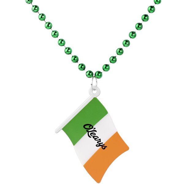 Irish Flag Medallion Beads