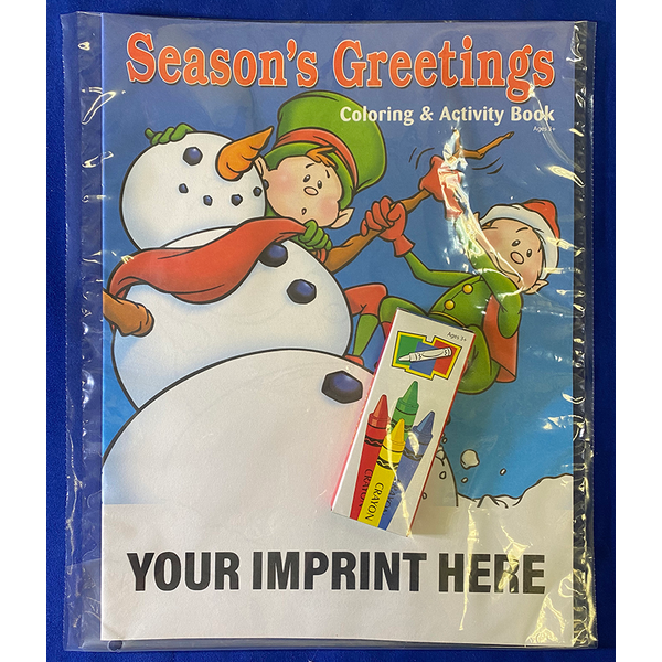 Season's Greetings Coloring Book Fun Pack