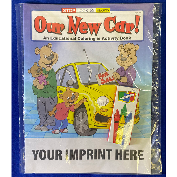 Our New Car Coloring Book Fun Pack