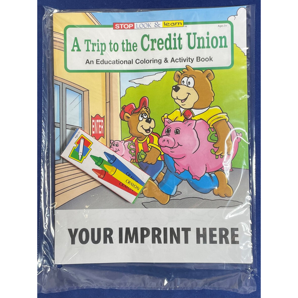 A Trip to the Credit Union Coloring & Activity Book Fun Pack