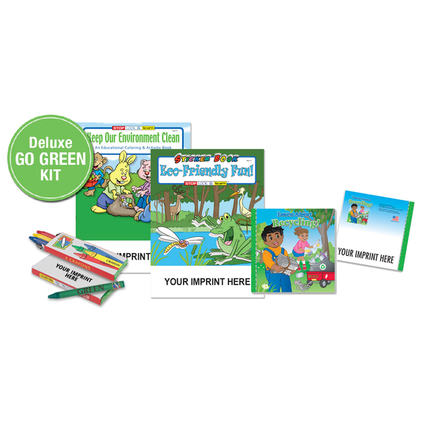 Deluxe Go Green Coloring & Sticker Kit