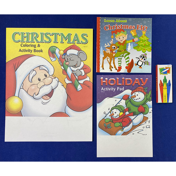 Deluxe Holiday Coloring & Activity Kit - Christmas 1
