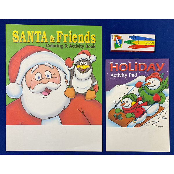 Holiday Safety Coloring & Activity Kit - Christmas 1