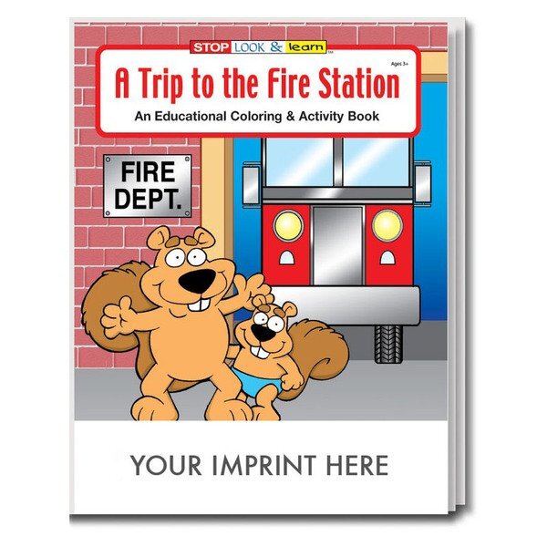A Trip To The Fire Station Coloring & Activity Book