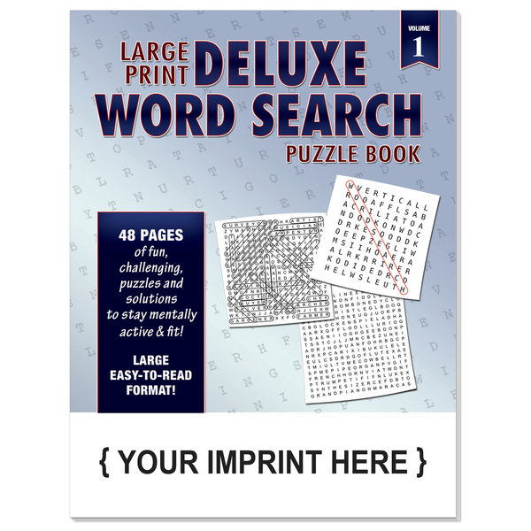 LARGE PRINT Deluxe Word Search Puzzle Book