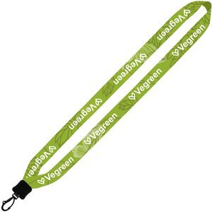 Dye-Sublimated Lanyard with Plastic Clamshell and Plastic Swivel Snap, 3/4" Dye-Sublimated Lanyard with Plastic Clamshell and Plastic Swivel Snap, 3/4"