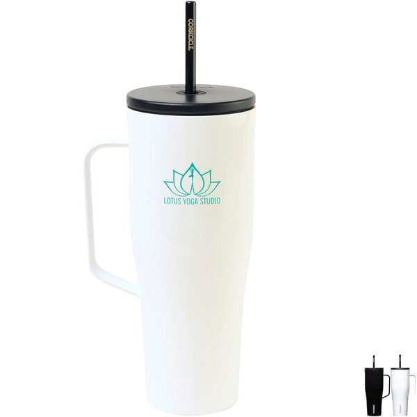 Corkcicle® Triple Insulated XL Cold Cup w/ Straw, 30oz.