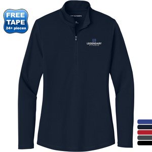 Port Authority® Dry Zone® UV Micro-Mesh Polyester Ladies' 1/4 Zip Port Authority® Dry Zone® UV Micro-Mesh Polyester Ladies' 1/4 Zip