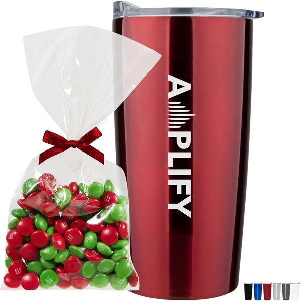 Holiday M&M's® Mug Stuffer & Straight Tumbler Gift Set