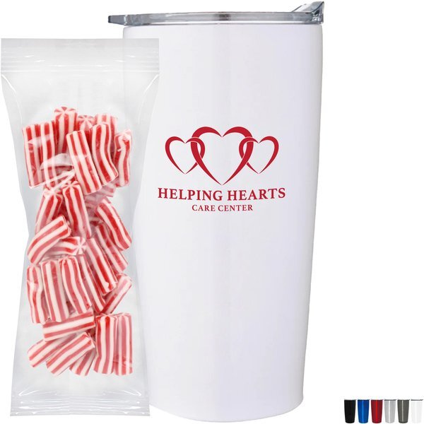 Strawberry Twists in Vacuum Sealed Wall Tumbler Gift Set 20 oz.