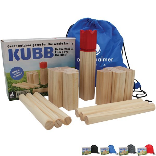 Kubb Game w/ Drawstring Bag