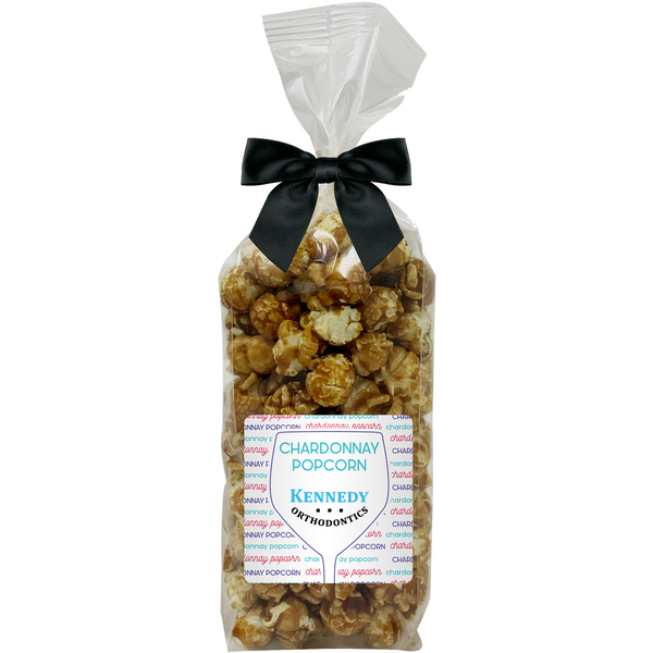 Chardonnay Caramel Boozy Popcorn Gift Bag