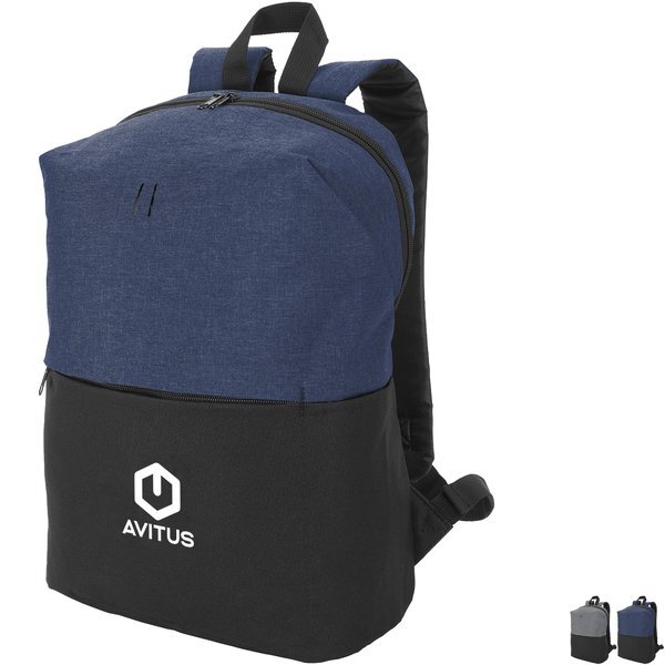 Colorblock Polyester Laptop Backpack