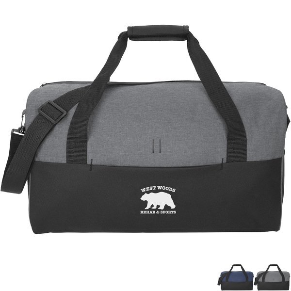 Colorblock Polyester 19" Duffel