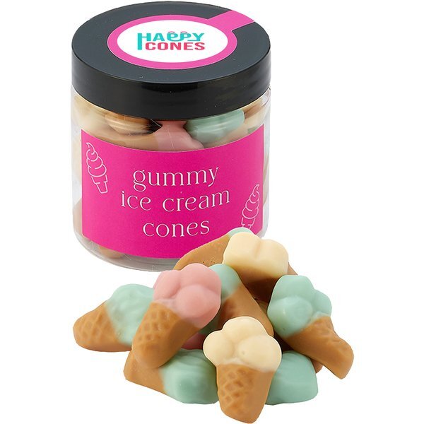 Candy Jar with Gummy Ice Cream Cones
