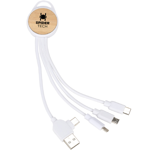Bamboo 3-in-1 6" Charging Cable