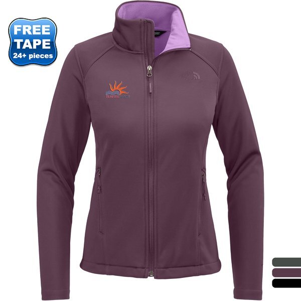 The North Face® Chest Logo Recycled Polyester Ridgewall Soft Shell Ladies' Jacket
