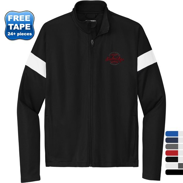 Sport-Tek® Travel Recycled Polyester Double Knit Full-Zip Men's Jacket