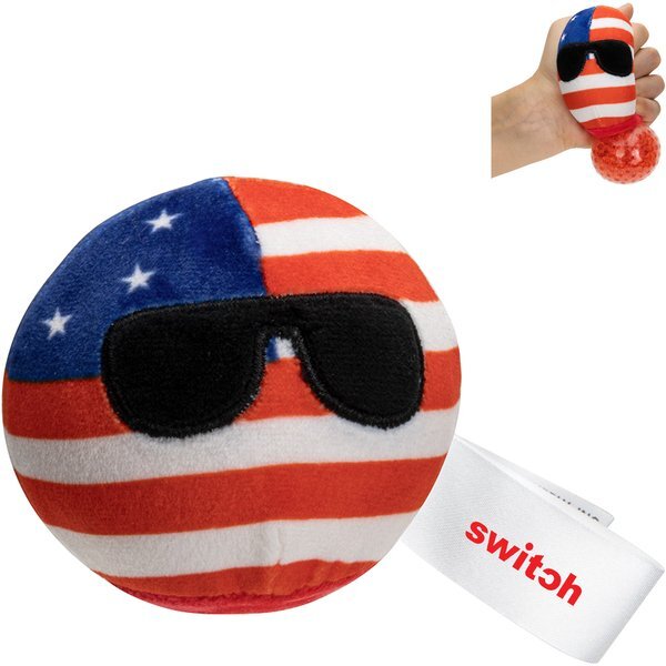 USA Flag Plush and Gel Stress Buster™