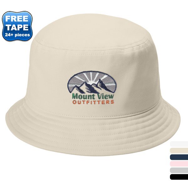 Port Authority® Twill Short Brim Bucket Hat