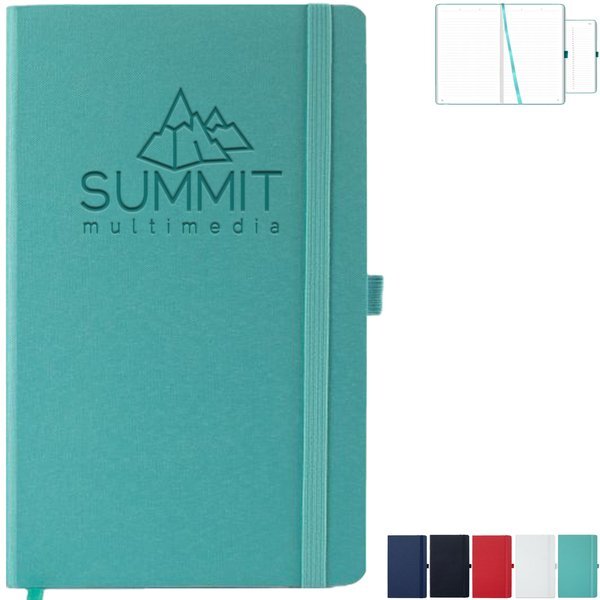 Oceano ECO rPET Medio White Recycled Pg Lined Journal