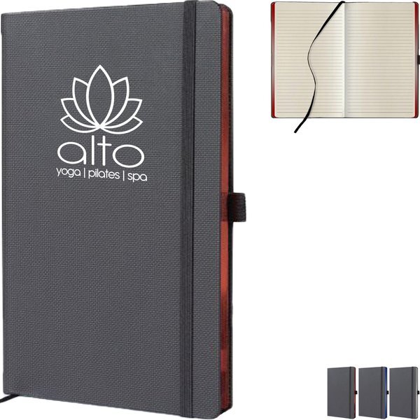 All Metal Medio Ivory Pg Lined Journal