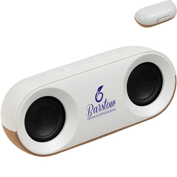 Ovation 10W Cork & Recycled Plastic Stereo Speaker