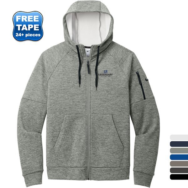 Nike® Therma-FIT Pocket Full-Zip Fleece Unisex Hoodie