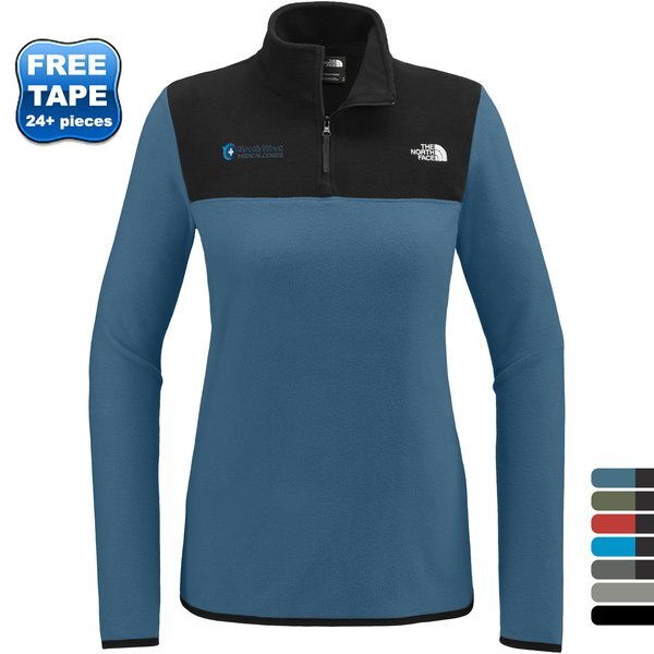 The North Face® Glacier Recycled Polyester 1/4-Zip Ladies' Fleece