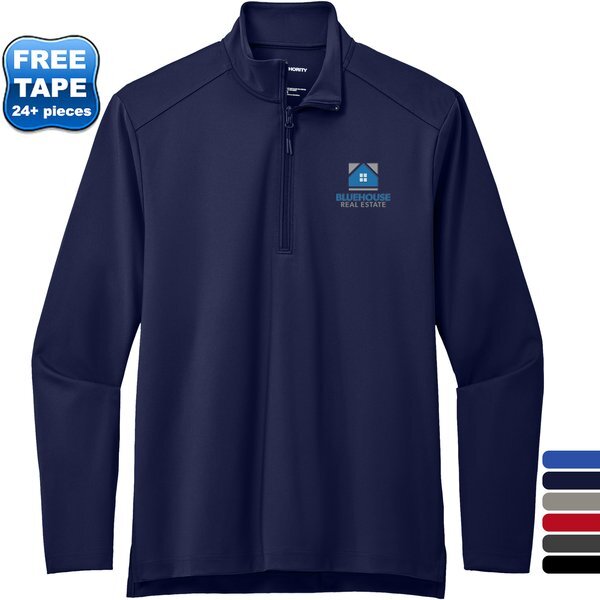Port Authority® C-FREE® Recycled Poly/Spandex Double Knit Men's 1/4 Zip