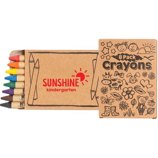 Crayon Kraft Box, 8 pack