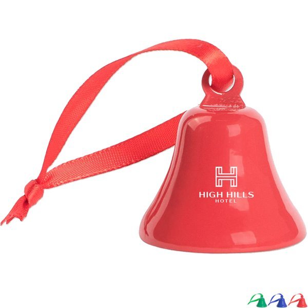 Ornamental Bell with Ribbon