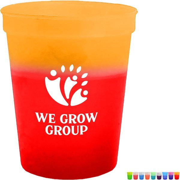 Cups-On-The-Go Cool Color Change Stadium Cup, 16oz.