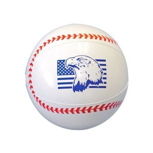 Sport Beach Ball - Baseball, 9" Sport Beach Ball - Baseball, 9"