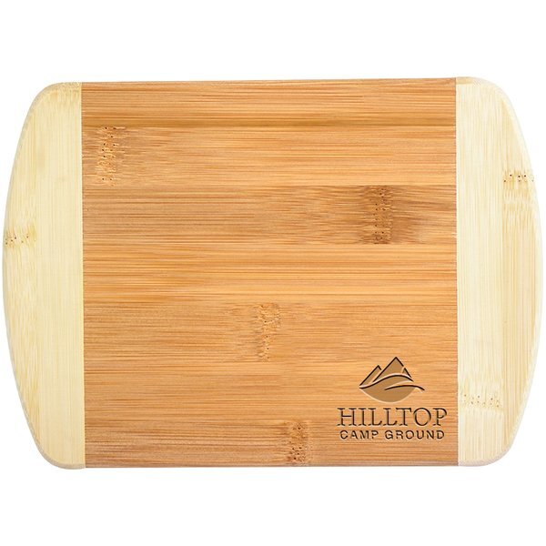 Two-Tone Bar Bamboo Cutting Board