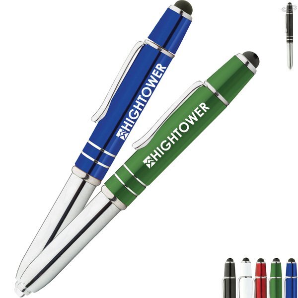 Fidget Pen  4-in-1 Ballpoint Pen, Fidget Spinner, Stylus & LED Flashlight