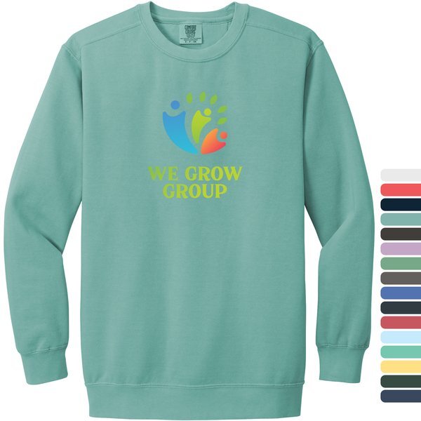 Comfort Colors® Ring Spun Cotton/Poly Full Color Unisex Crewneck Sweatshirt