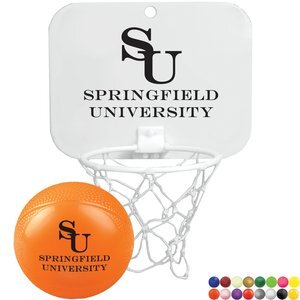 Mini Backboard with Imprinted Basketball Mini Backboard with Imprinted Basketball