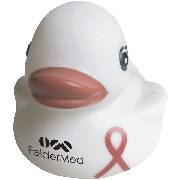 Red Ribbon Awareness Rubber Duck